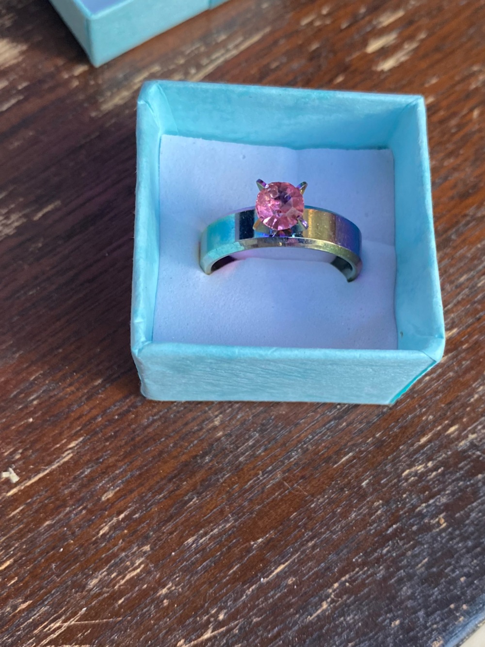 CustomDesignedCreations Pink Solitaire Ring - Women Jewelry